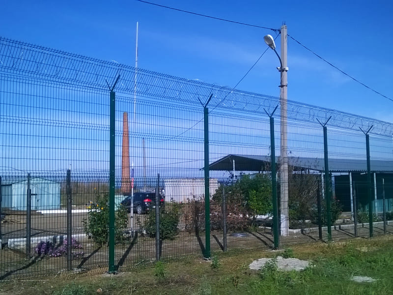 Решетчатое ограждение из металла